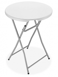 36 Standing Cocktail Table - White