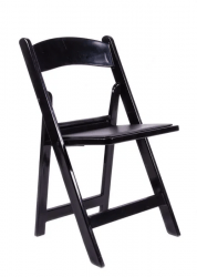 Resin Folding Chair-Black