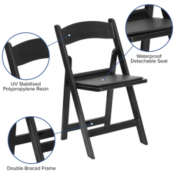 black20resin 1729069114 Resin Folding Chair-Black