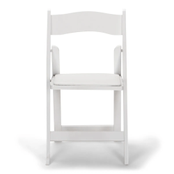white wood folding chair 1 1 1744829224 Resin Folding Chairs - White