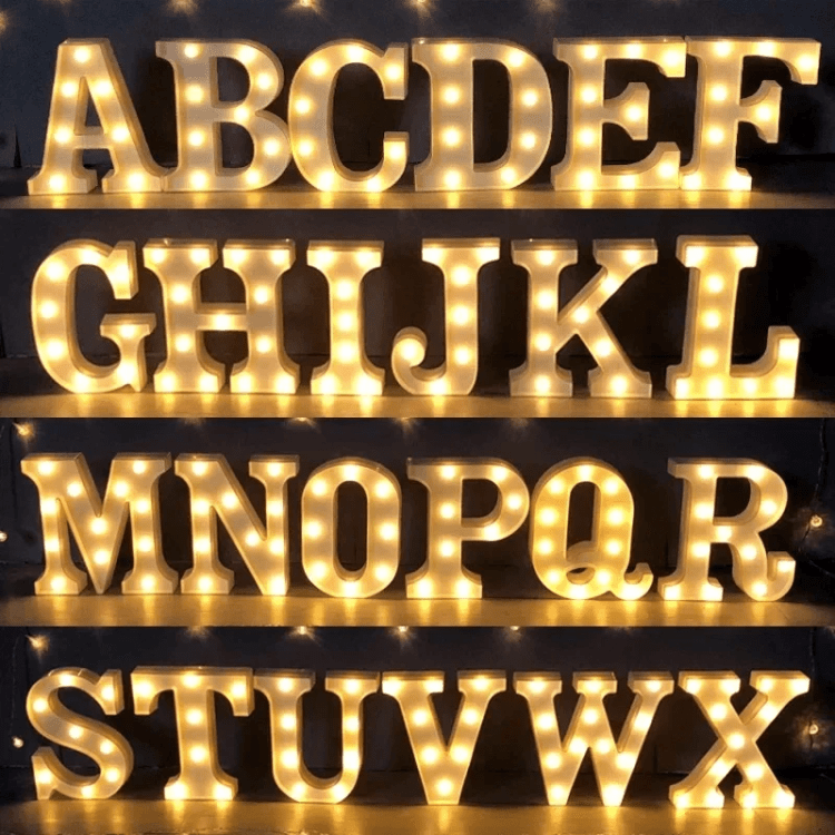 Marquee Letters and Numbers