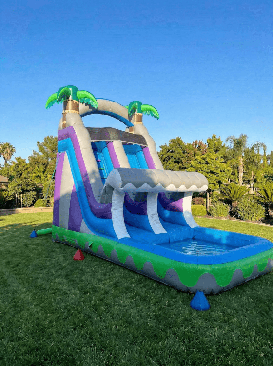 17 Foot Tropical Water Slide